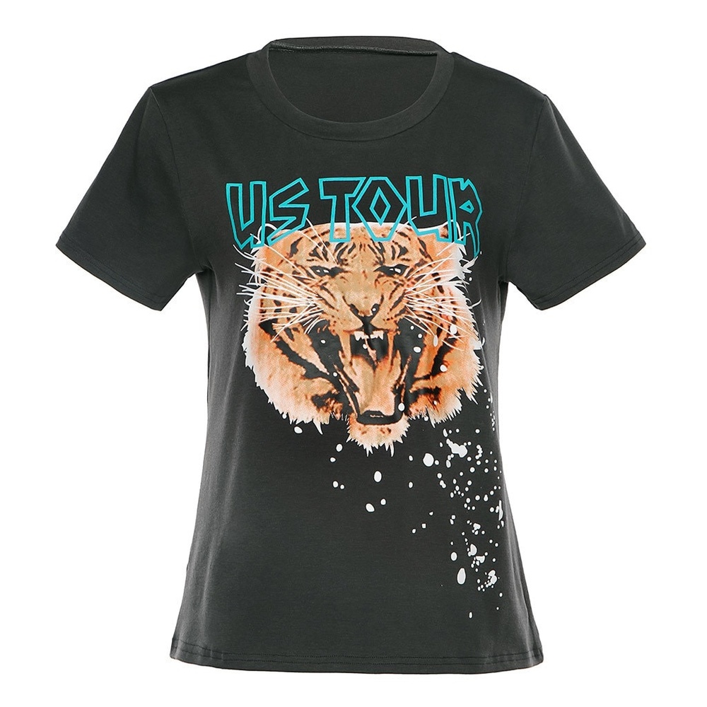 US TOUR Tiger Graphic tee - BLACK - Picture 6 of 7
